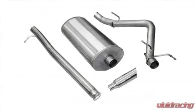 CORSA Performance 3.0" Catback Exhaust Single Side Exit w/Single 4.0" Polished Slash Cut Tip Chevrolet Silverado 1500 | GMC Sierra 1500 2009-2009 - 24904
