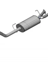 CORSA Performance 3.0" Catback Exhaust Single Side Exit w/Single 4.0" Polished Slash Cut Tip Toyota Tundra Double Cab/Crew Max 2011-2019                                     - 24916 - Image 3
