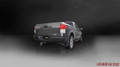 CORSA Performance 3.0" Catback Exhaust Single Side Exit w/Single 4.0" Polished Slash Cut Tip Toyota Tundra Double Cab/Crew Max 2011-2019 - 24916