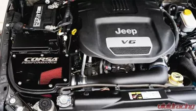 CORSA Performance Closed Box Air Intake With DryTech 3D Dry Filter Jeep Wrangler JK 2012-2018 - 44412D