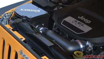 CORSA Performance Closed Box Air Intake with PowerCore Dry Filter Jeep Wrangler JK 2012-2018 - 44412