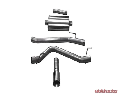 CORSA Performance 3.0" Catback Exhaust Single Side Exit w/4.0" Polished Tip Jeep Gladiator JT 2020-2020 - 21060