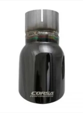 CORSA Performance Single 3.5" Black PVD Pro-Series Universal Tip Kit                                     - TK002BLK - Image 3