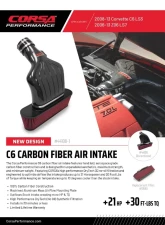 CORSA Carbon Fiber Intake with DryTech Filter Chevrolet Corvette Z06 2006-2013                                     - 44108-1 - Image 4