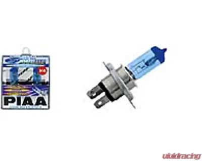 PIAA H4 Xtreme White Plus 60/55W=135W/125W Bulb Single Pack - 15214
