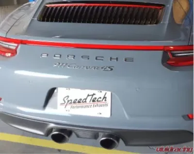 SpeedTech Muffler Delete PSE X-Pipe With HJS Porsche 991.2 Carrera | Speedster 2017-Up - 991.2CNT-XP-CAT