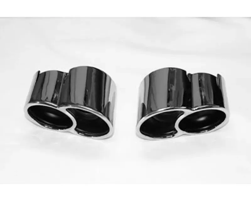 SpeedTech X54 OEM Style Dual Exhaust Tips Porsche 996 TT 2001-2005 - 996TT-X54TP