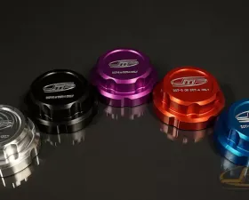 JM Fabrications DSM Billet Aluminum Brake Fluid Reservoir Cap Anodized Black Finish