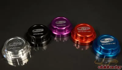 JM Fabrications DSM Billet Aluminum Brake Fluid Reservoir Cap Anodized Purple Finish - DSM-BRKCAP-02