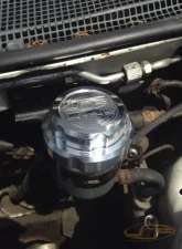 JM Fabrications DSM Billet Aluminum Brake Fluid Reservoir Cap Anodized Purple Finish                                     - DSM-BRKCAP-02 - Image 2