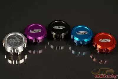 JM Fabrications DSM Billet Aluminum Clutch Fluid Reservoir Cap Black Anodized - DSM-CLUTCHCAP-01