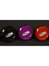 JM Fabrications DSM Billet Aluminum Clutch Fluid Reservoir Cap Black Anodized                                     - DSM-CLUTCHCAP-01 - Image 2