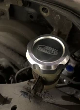 JM Fabrications DSM Billet Aluminum Clutch Fluid Reservoir Cap Black Anodized                                     - DSM-CLUTCHCAP-01 - Image 3