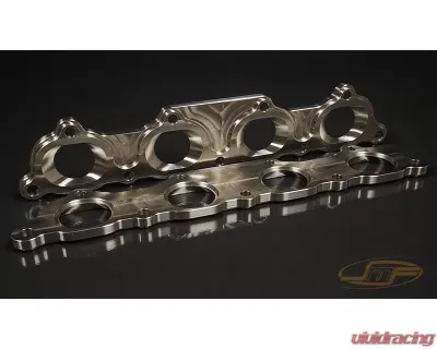 JM Fabrications 4G63 Exhaust Manifold Flange 1/2 Inch 304 Ssfor 1-1/4 Inch Schedule Piping - DSM-EXFLNG-03