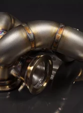 JM Fabrications DSM Tial GT28/30/35 Bottom Mount V-Band Exhaust Manifold With Tial 44MM MVR Wastegate Flange                                     - DSM-EXMANI-14-MVR - Image 5