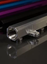 JM Fabrications DSM 10AN Billet Fuel Rail Anodized Purple                                     - DSM-FUELRAIL-02 - Image 3