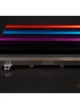 JM Fabrications Evo 10AN Billet Fuel Rail Anodized Black                                     - EVO-FUELRAIL-01 - Image 2
