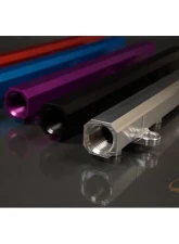 JM Fabrications Evo 10AN Billet Fuel Rail Anodized Black                                     - EVO-FUELRAIL-01 - Image 3