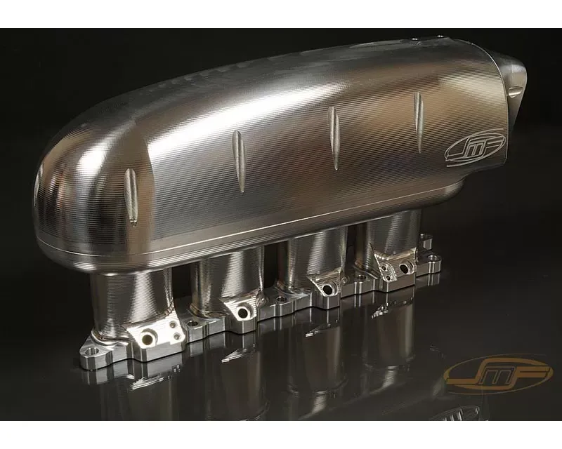JM Fabrications Inchdrag Version Inch Billet Intake Manifold S90 70/74MM TB Flange Mitsubishi Evolution 7 | 8 | 9 2001-2007 Dual Port Injection On Top - EVO-INTA-02-S90-PI