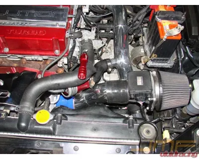 JM Fabrications 3 Inch Intake Pipe Brushed Finish W/ Bov Recirc - EVO-INTAPIPE-00-R