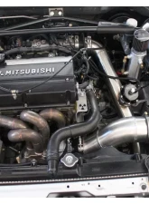 JM Fabrications 4 Inch Intake Pipe Brushed Finish With Single 3/8 Inch Vacuum Port                                     - EVO-INTAPIPE-01-V - Image 2