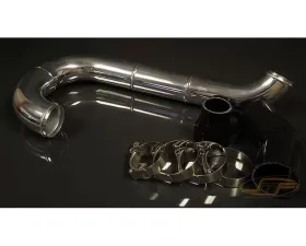 JM Fabrications 2.5 Inch Lower Intercooler Pipe Kit Black Couplers
