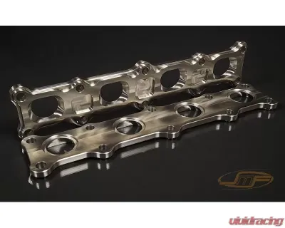 JM Fabrications Evo 10 Exhaust Manifold Flange Mitsubishi Evolution 7 | 8 | 9 2001-2007 1/2 Inch 304 Ss For 1-1/2 Inch Schedule Piping - EVOX-EXFLNG-03