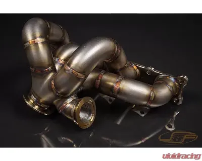 JM Fabrications Evo 10 Tial GT28/30/35 Bottom Mount V-Band Exhaust Manifold With Tial 44MM MVR Wastegate Flange Mitsubishi Evolution 7 | 8 | 9 2001-2007 - EVOX-EXMANI-01-MVR