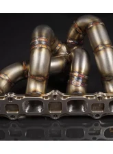 JM Fabrications Evo 10 Tial GT28/30/35 Bottom Mount V-Band Exhaust Manifold With Tial 44MM MVR Wastegate Flange Mitsubishi Evolution 7 | 8 | 9 2001-2007                                     - EVOX-EXMANI-01-MVR - Image 3