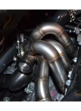 JM Fabrications Evo 10 Tial GT28/30/35 Bottom Mount V-Band Exhaust Manifold With Tial 44MM MVR Wastegate Flange Mitsubishi Evolution 7 | 8 | 9 2001-2007                                     - EVOX-EXMANI-01-MVR - Image 4