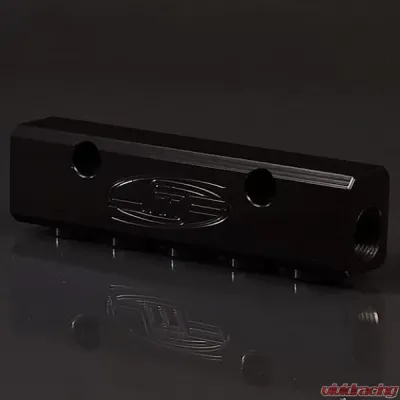JM Fabrications Universal Vacuum Distribution Block Black - UN-VACBLOCK-01