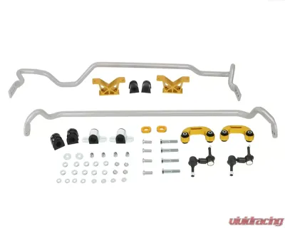 Whiteline 24mm Front & Rear Sway Bar Kit w/ Mounts Subaru Impreza | WRX 2002-2007 - BSK007M