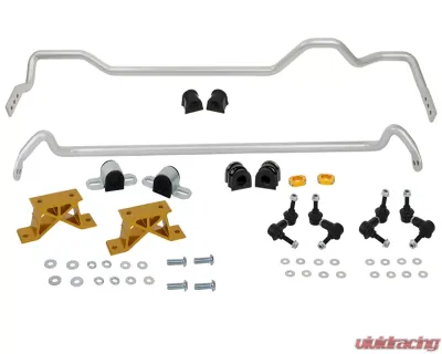 Whiteline 24mm Front & Rear Sway Bar Kit w/ Mounts Subaru Impreza | STI 2004-2006 - BSK009M