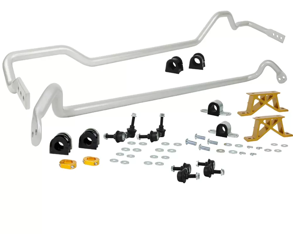 Whiteline 24mm Front & Rear Sway Bar Kit w/ Mounts Subaru Impreza | STI 2004-2006 - BSK009M