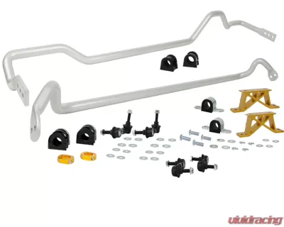 Whiteline 24mm Front & Rear Sway Bar Kit w/ Mounts Subaru Impreza | STI 2004-2006 - BSK009M