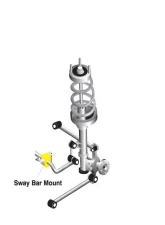 Whiteline 27mm Rear Sway Bar Mount Kit Subaru Legacy | Impreza | STI | WRX 1990-2007                                     - KBR21-27 - Image 5