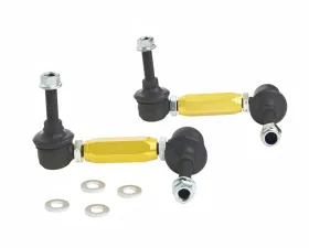 Whiteline Universal Sway Bar Link Kit 110mm-135mm Heavy Duty Adjustable Steel Ball w/ 10mm Ball Stud