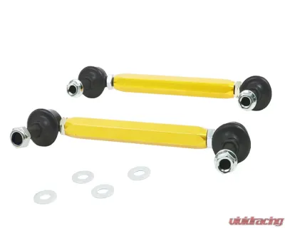 Whiteline Universal Sway Bar Link Kit 190mm-215mm Heavy Duty Adjustable Steel Ball w/ 10mm Ball - KLC140-195