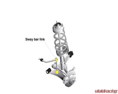 Whiteline Front Sway Bar Link Assembly BMW | Chevrolet | Chrysler | Dodge | Ford | Hyundai | Jeep | Land Rover | Lexus | Mitsubishi | Saturn | Toyota 1992-2020 - KLC163