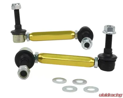 Whiteline Universal Sway Bar Link Assembly Heavy Duty 150mm-175mm Adjustable Steel Ball - KLC180-155