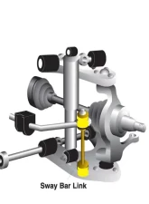 Whiteline Rear Sway Bar Link Kit Adjustable Extra Heavy Duty Ball Link Ford | Nissan 2011-2021                                     - KLC180-215 - Image 4