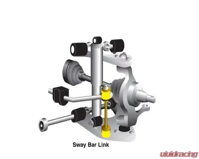 Whiteline Rear Sway Bar Link Kit Adjustable Extra Heavy Duty Ball Link Ford | Nissan 2011-2021 - KLC180-215