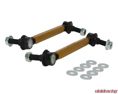 Whiteline Rear Sway Bar Link Kit Adjustable Extra Heavy Duty Ball Link Ford | Nissan 2011-2021 - KLC180-215