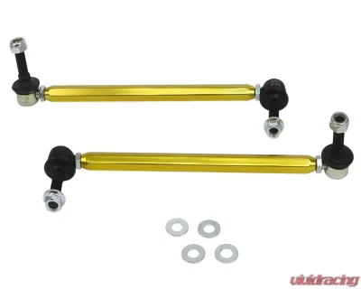 Whiteline Universal Sway Bar Link Assembly Heavy Duty 310mm-335mm Adjustable Steel Ball - KLC180-315