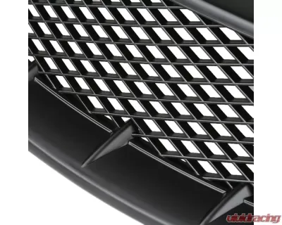 Spec-D Black ABS TR Style Mesh Grille  Honda Civic 2004-2005 - HG-CV04TRBB-RS