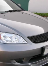 Spec-D Black ABS TR Style Mesh Grille  Honda Civic 2004-2005                                     - HG-CV04TRBB-RS - Image 10