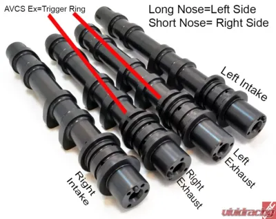 GSC Billet S1 Camshaft set P-D 266/264 Billet Subaru STi 2008-2021 - 7026S1