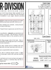 GSC Billet S1 Camshafts Subaru Impreza WRX STI 2004-2007 | EJ257                                     - 7025S1 - Image 5