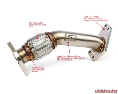 GrimmSpeed Up Pipe with Black Ceramic Coating Subaru WRX 02-22 - 003002