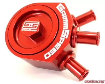 GrimmSpeed Red Air Oil Separator Subaru WRX 2008-2021 - 078016R